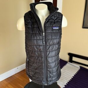 Patagonia Nano Puff Insulated Puffer Vest Black Full Zip